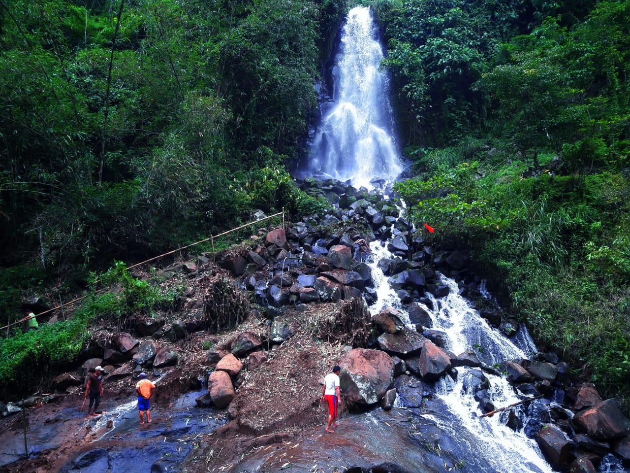 Air terjun Dewi Rengganis merupakan salah satu air terjun yang ada di Desa Guyangan, Kabupaten Probolinggo.(FOTO: Rhoma Dona/TIMES Indonesia)